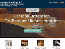 Tablet Screenshot of cwlawoffice.com